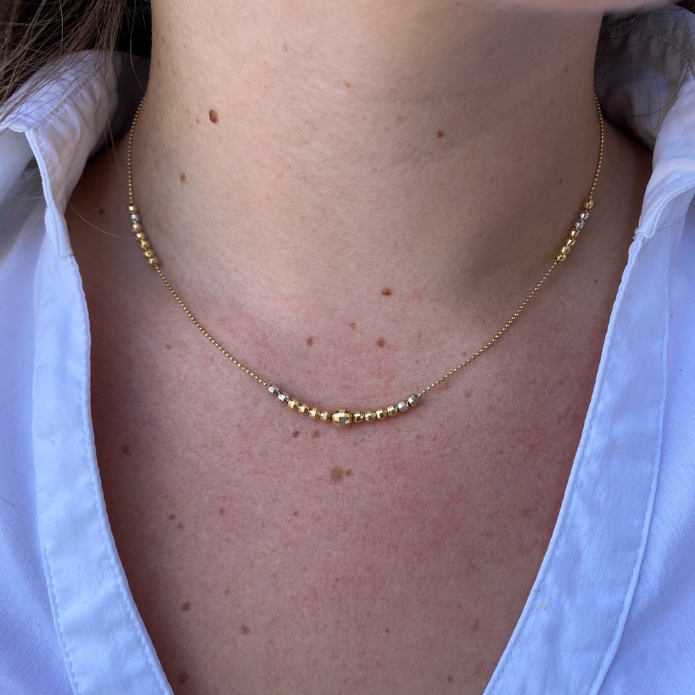 3 types 18K Italian Gold Necklace